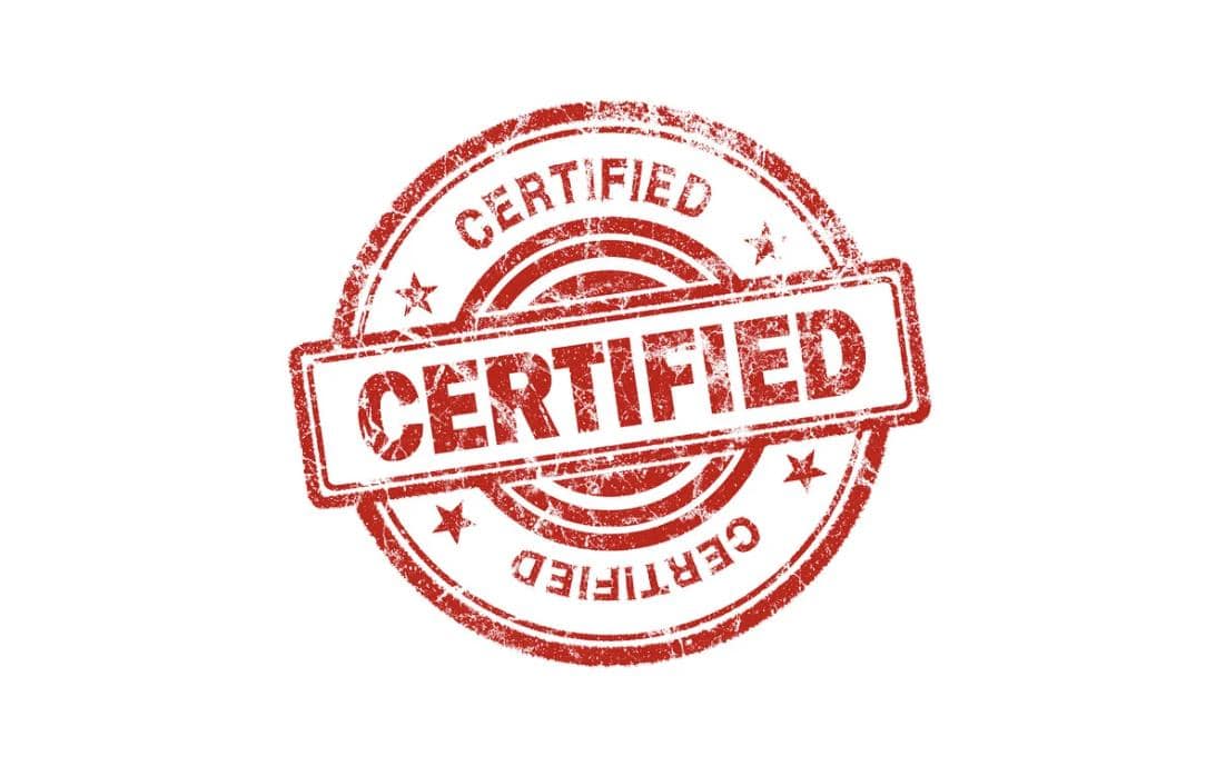 certified